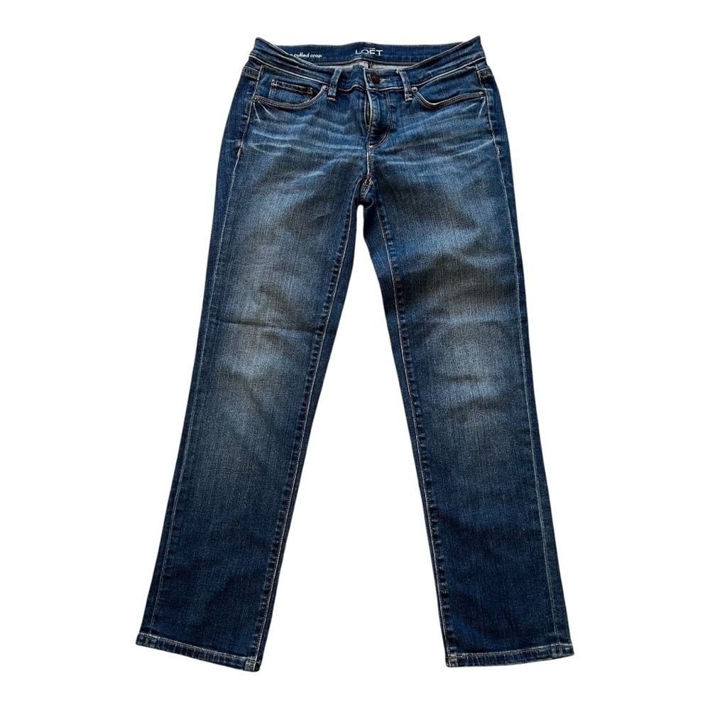Ann Taylor LOFT Blue Straight Leg Jeans- Waist 28 "